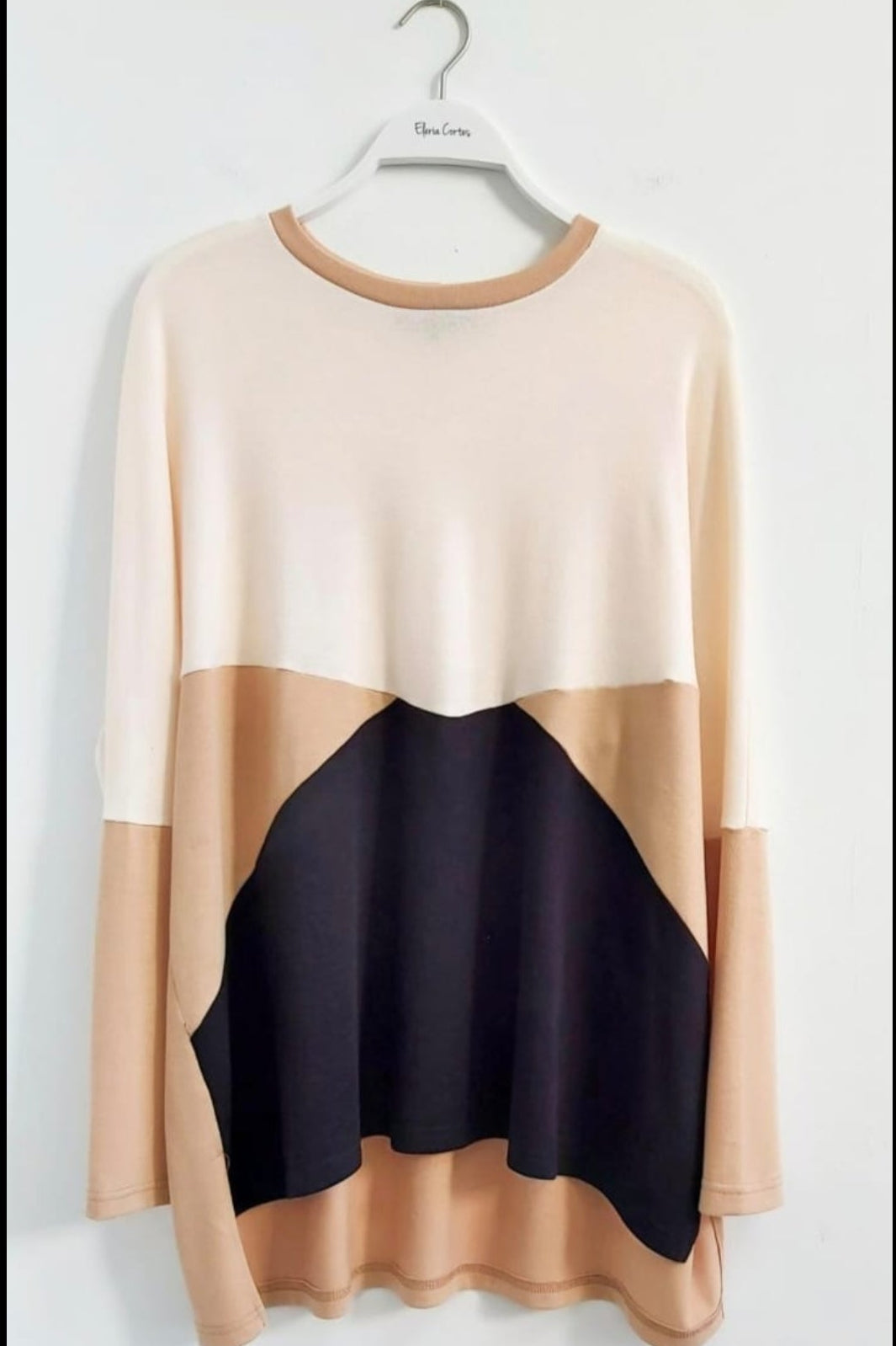 Eleria Cortes mixed knit sweater