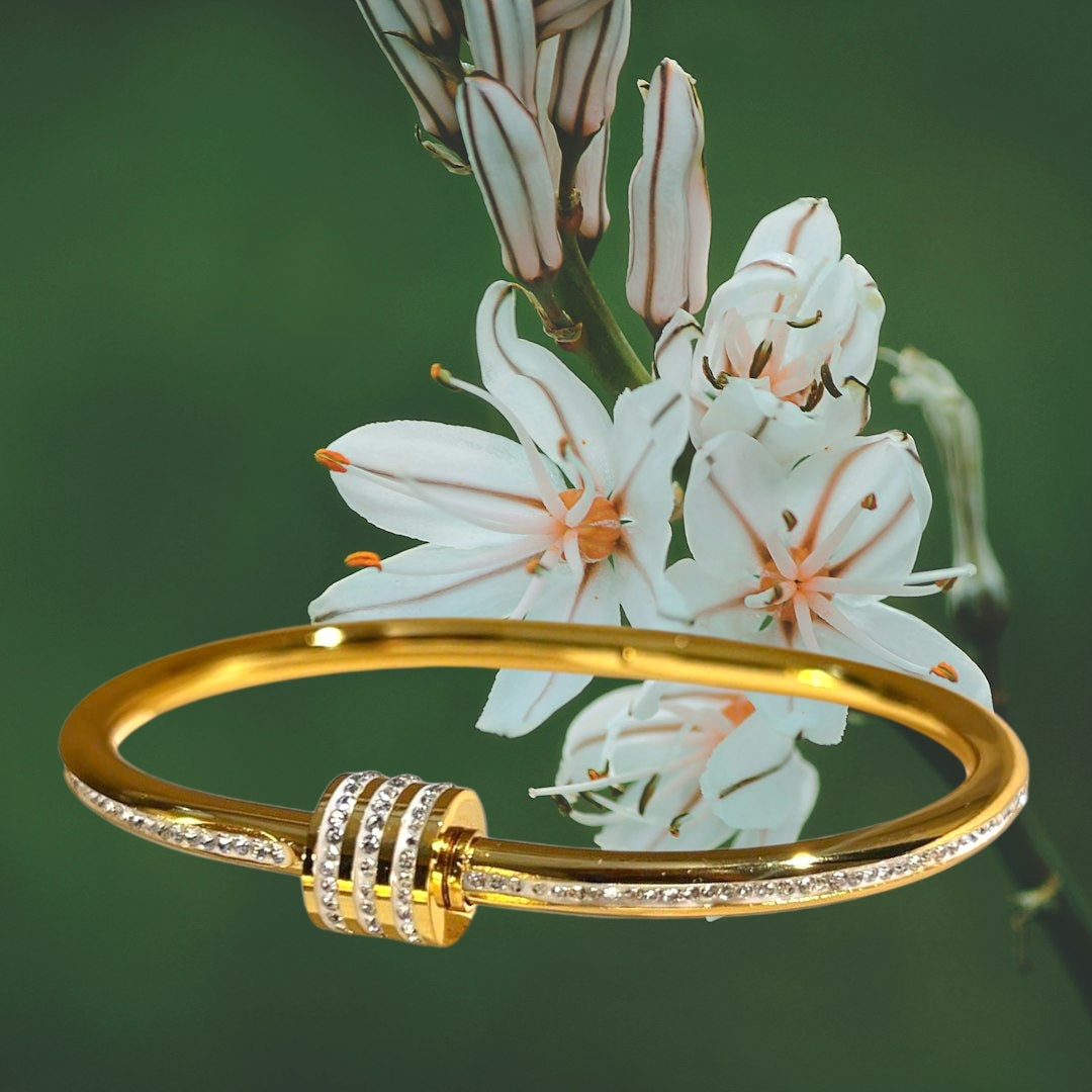 Gold Stainless steel Bangle