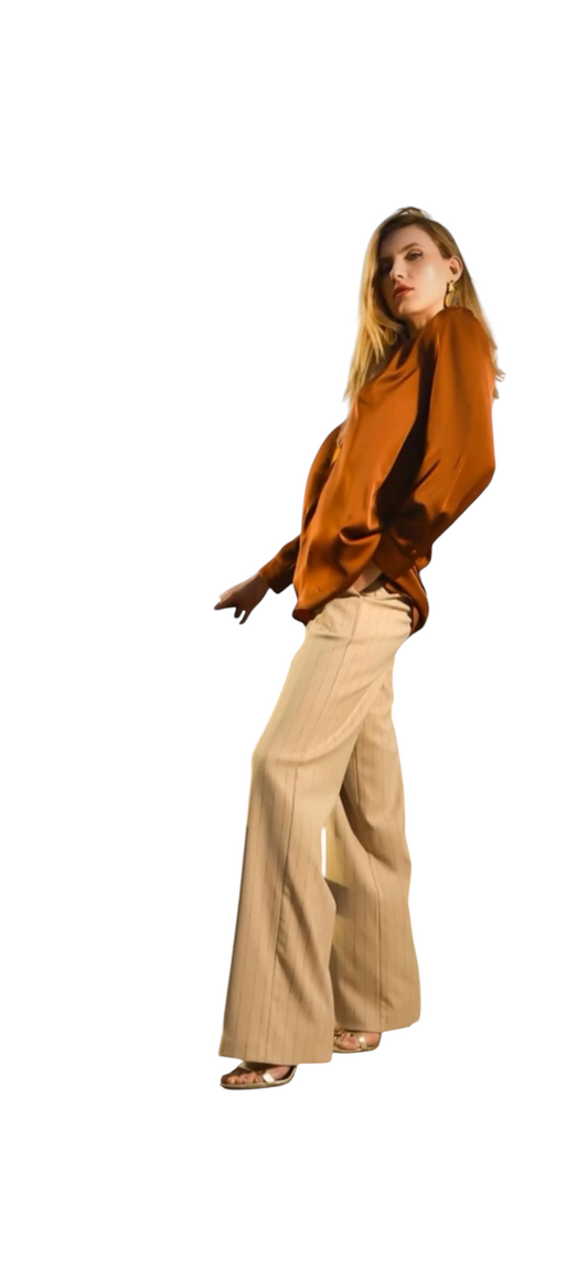 Eleria Cortes pinstripe trousers