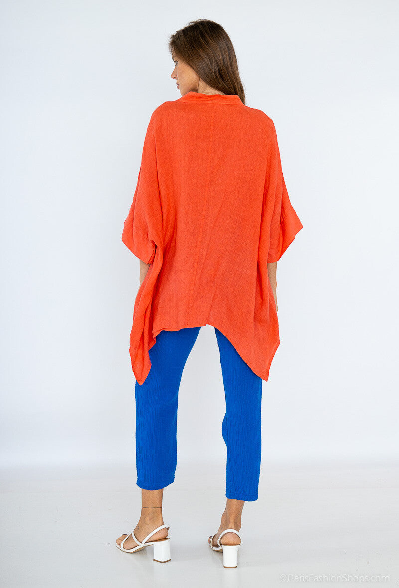 Larissa Linen Blouse Cork Ireland