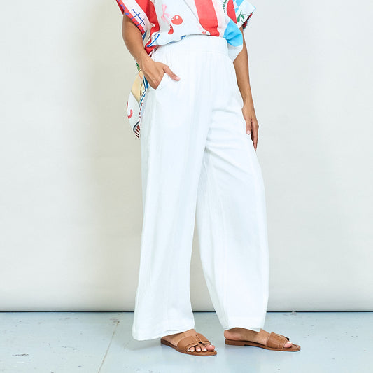 Shelby high-waist wide-leg pallazo trousers