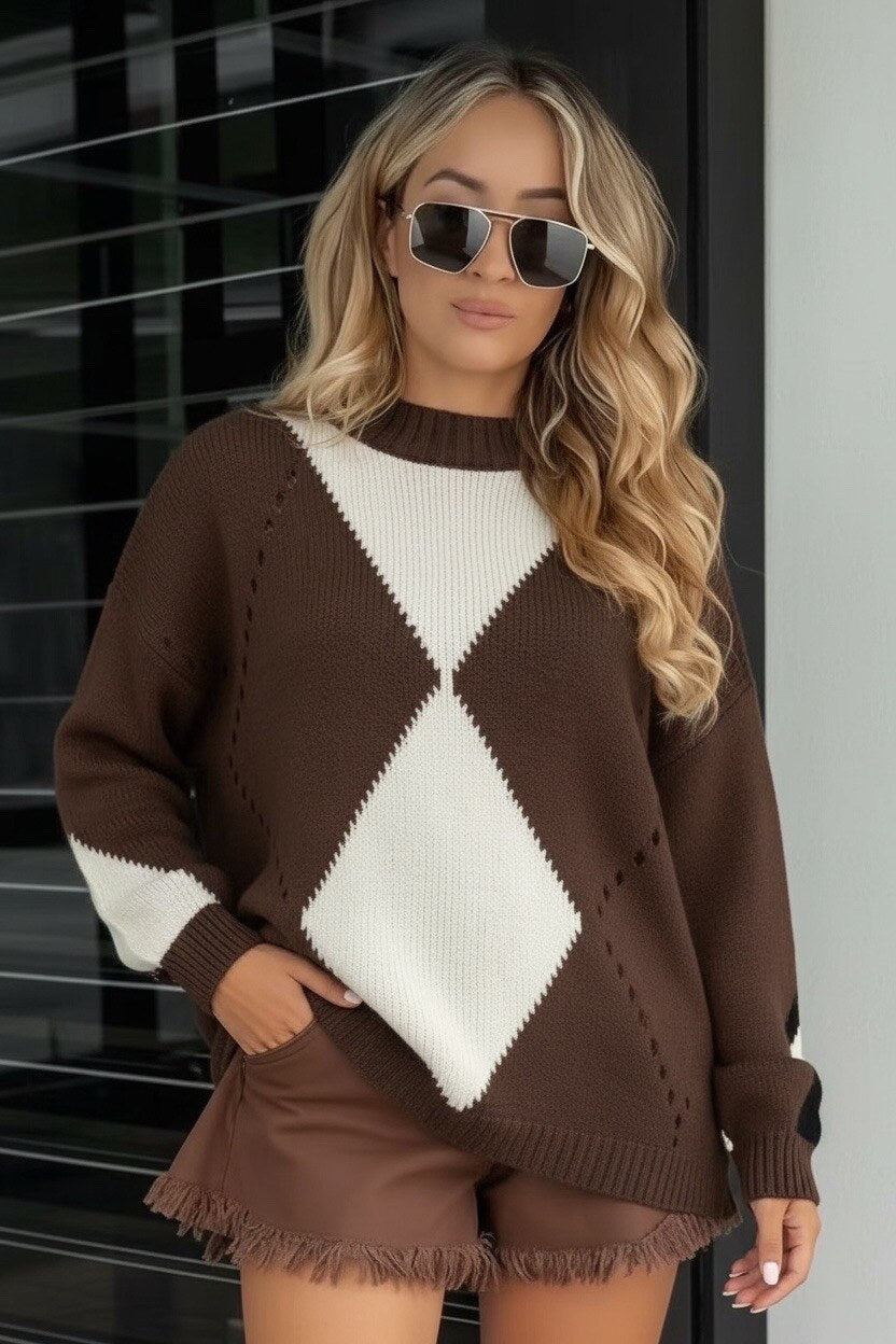 Layla Check Sweater