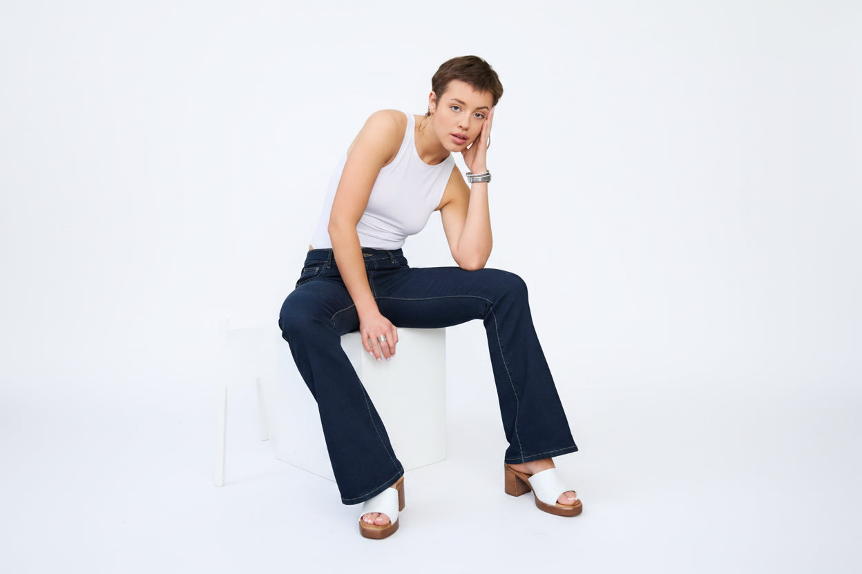 Teagan stretch Flare jeans