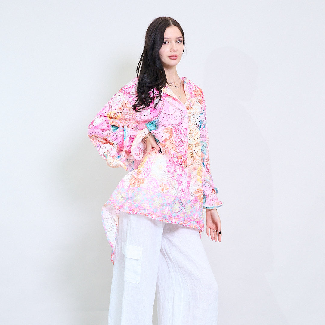 Amy ruffle sleeve shirt