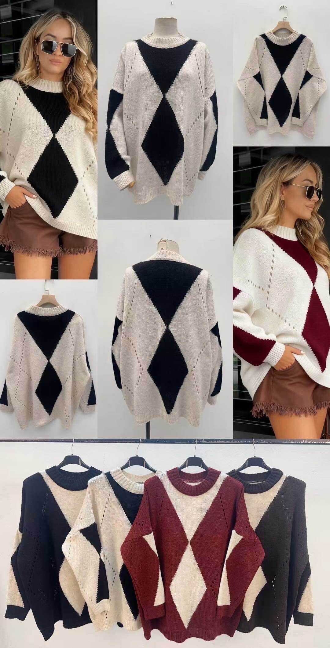 Layla Check Sweater