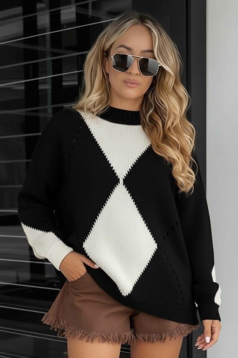 Layla Check Sweater