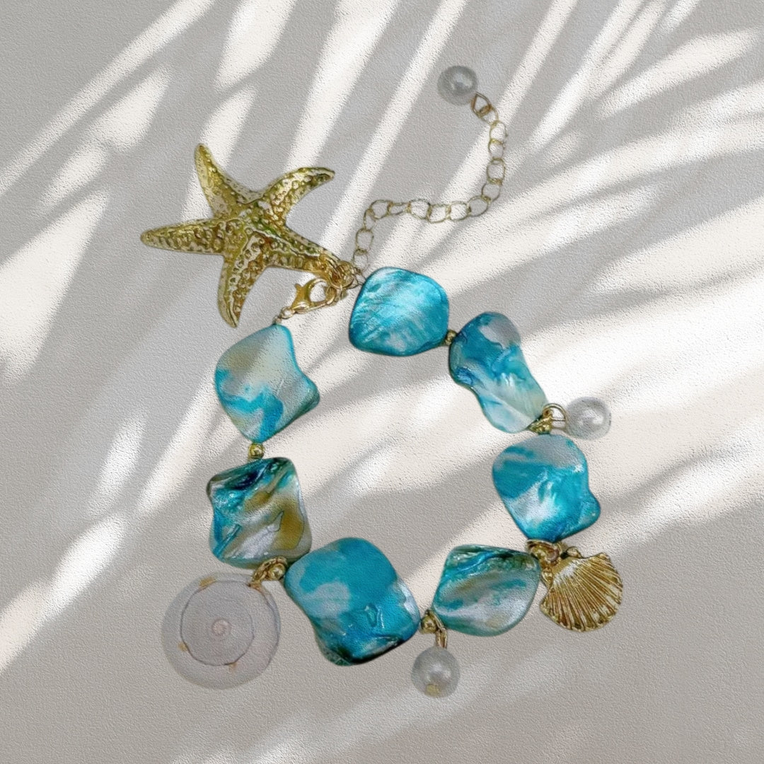 Starfish stainless steel bracelet Irish-Coastal-Jewellery