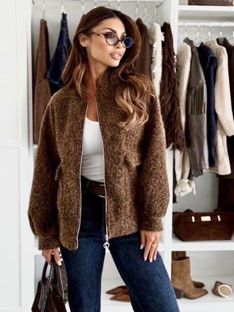 Honey Boiled Wool Bomber Jackets