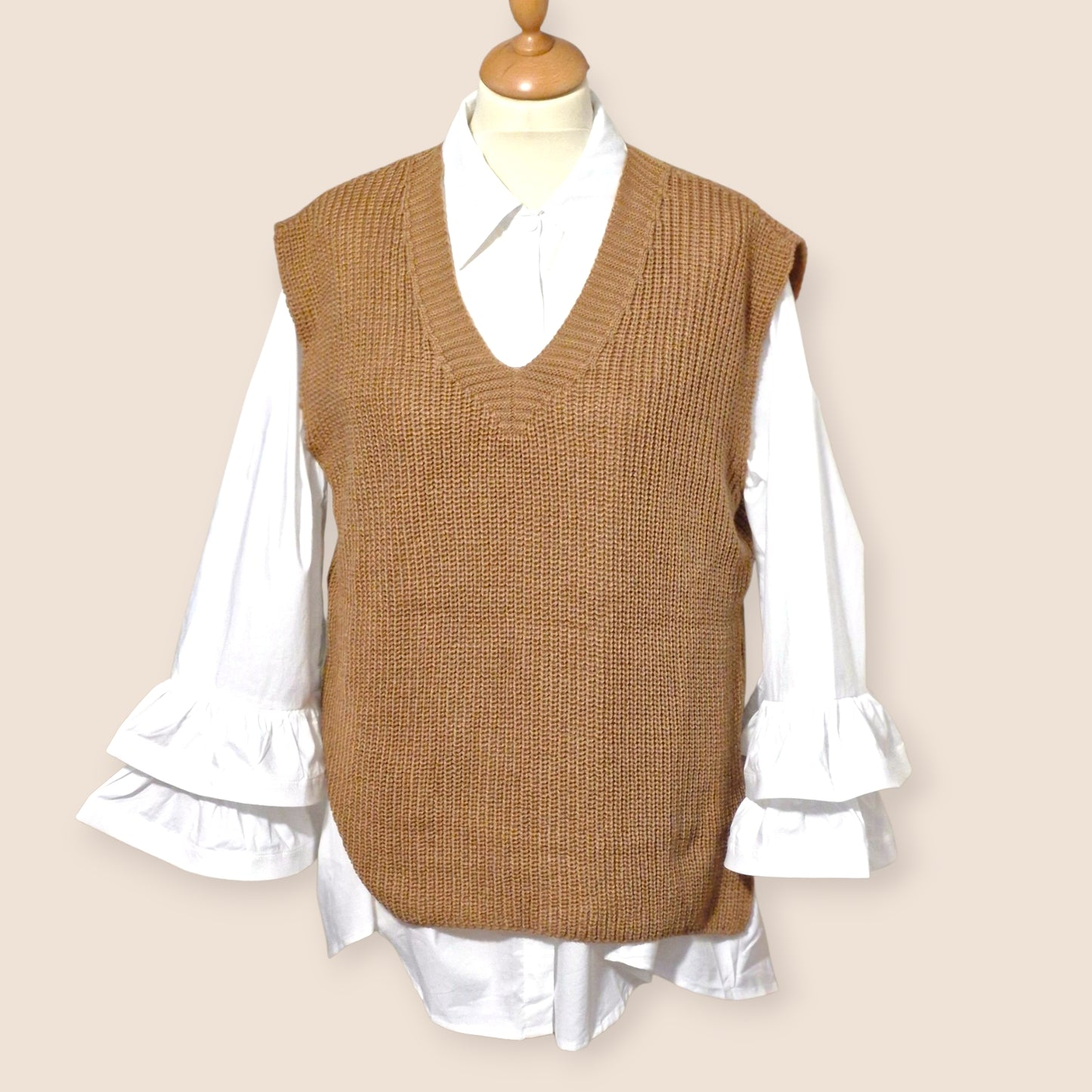 Calista Sleeveless Knit Sweater