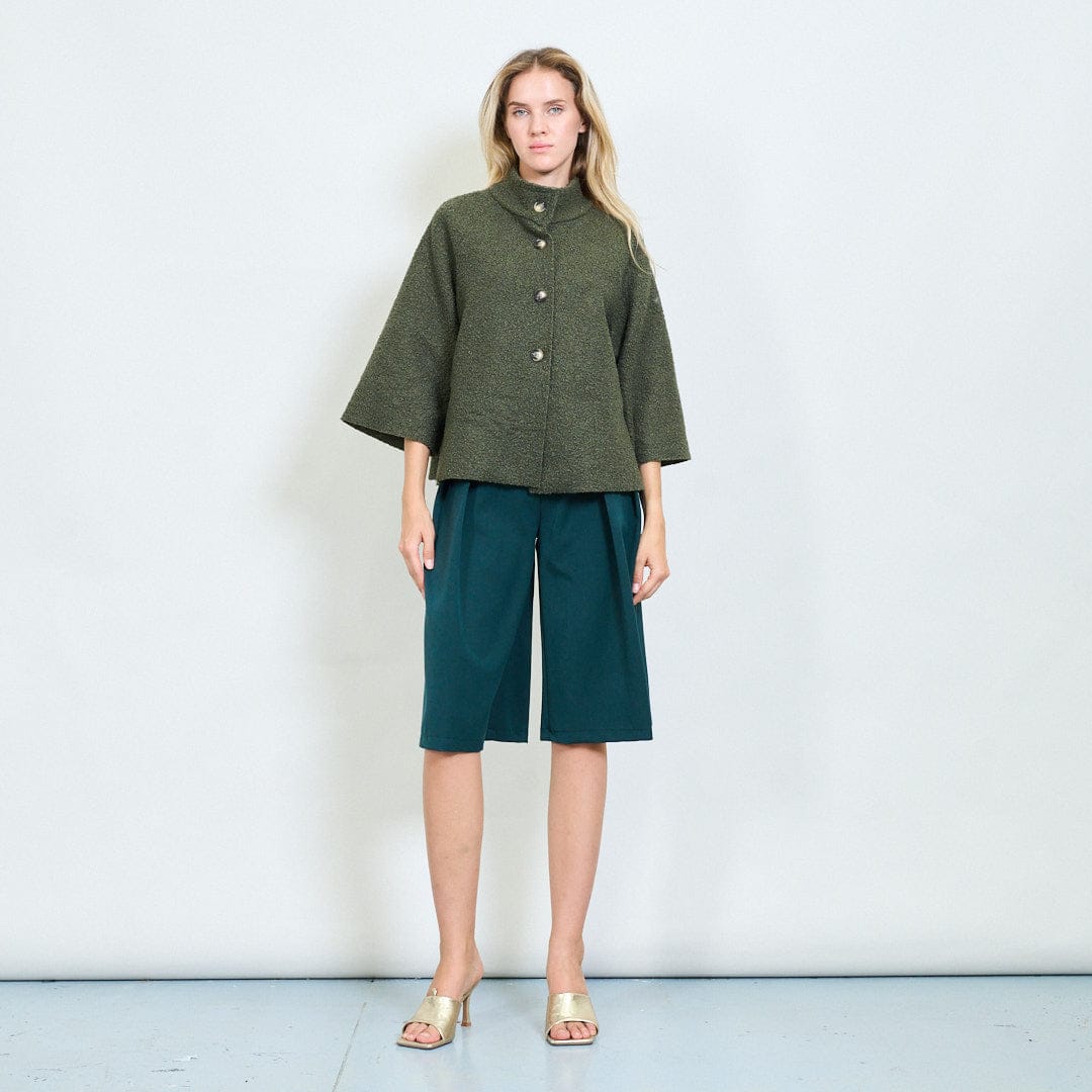 Farah soft textured cape coat