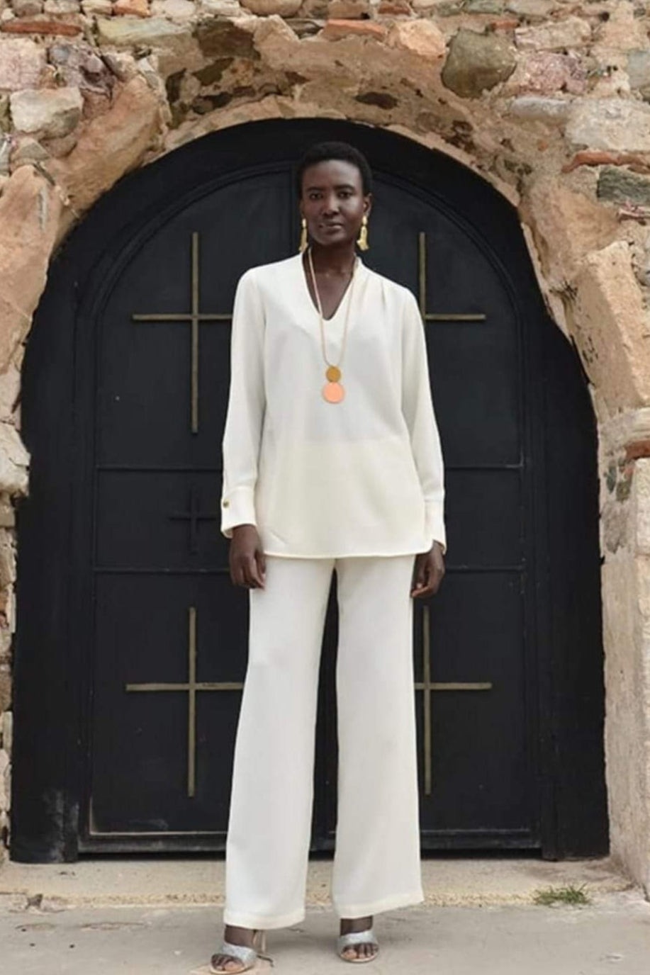 Eleria Cortes Cream trousers