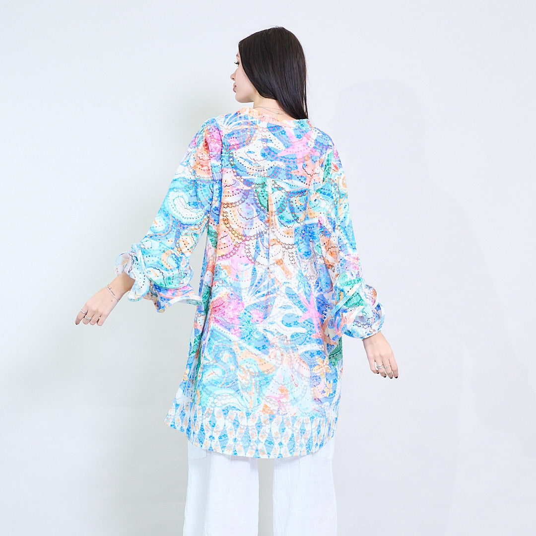 Amy ruffle sleeve shirt