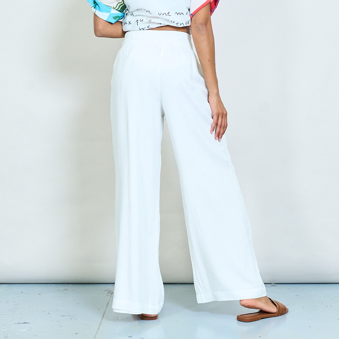 Shelby high-waist wide-leg pallazo trousers