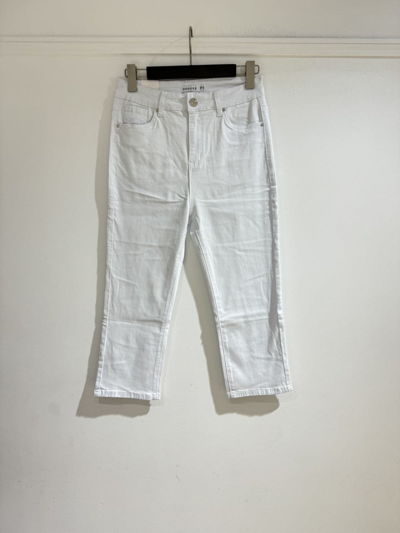 Hallie stretch High-waisted crop jeans handpicked for our Cork store