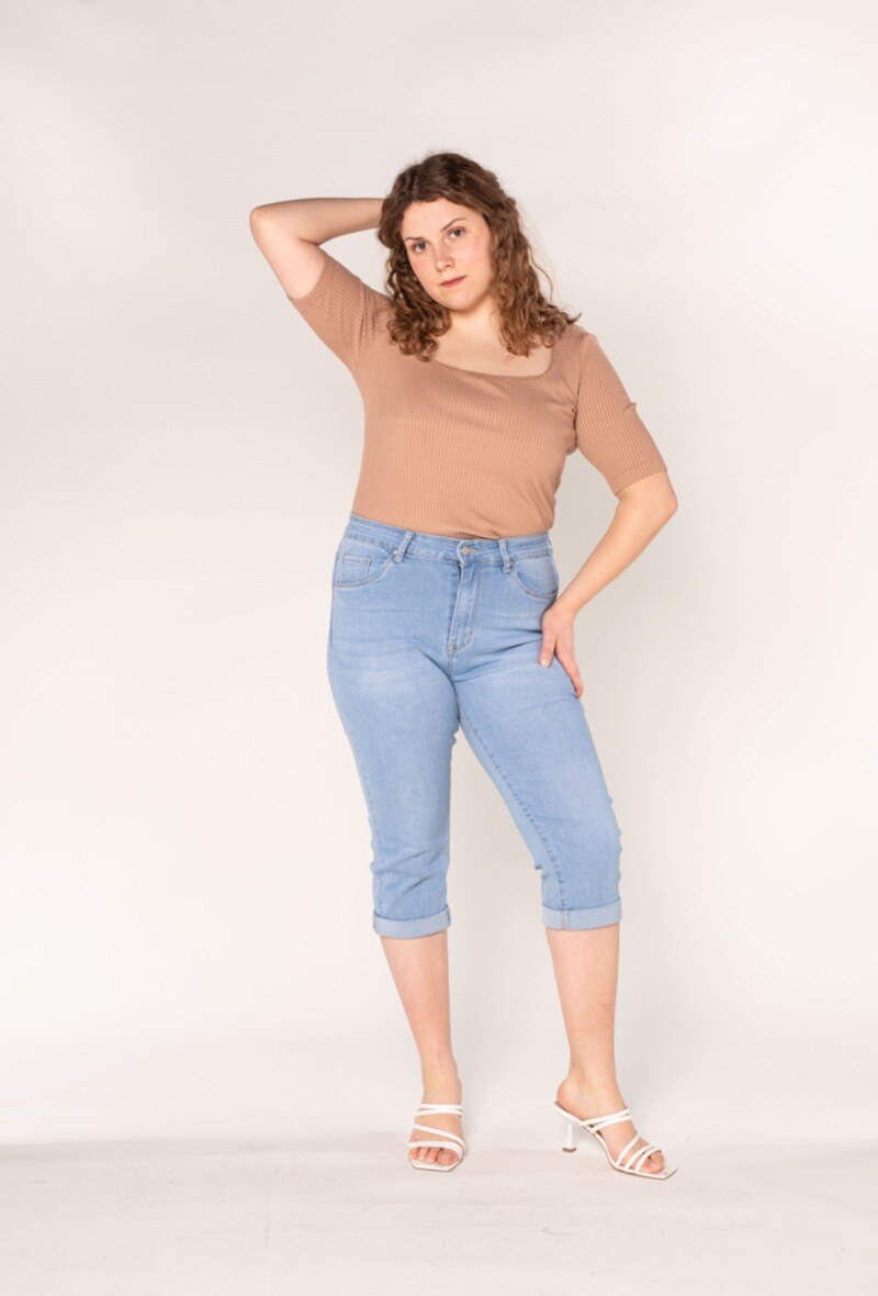 Candy high waist stretch crop jeans Cork Ireland