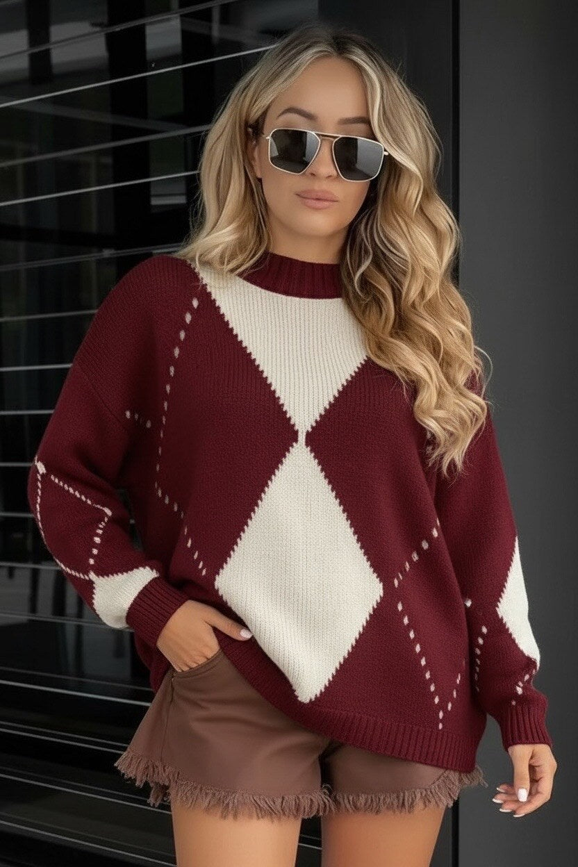 Layla Check Sweater