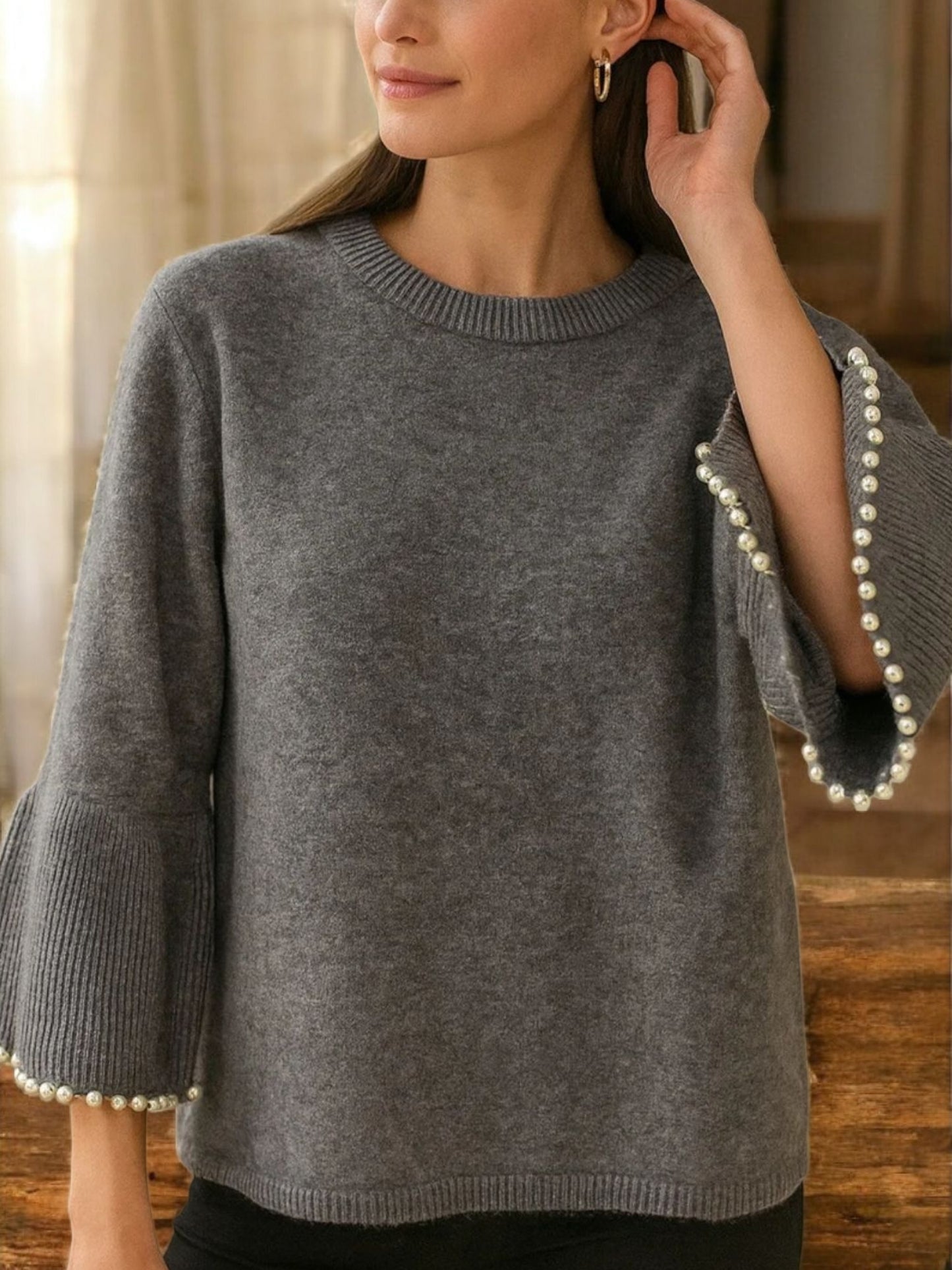 Pearl Cashmere Sweater