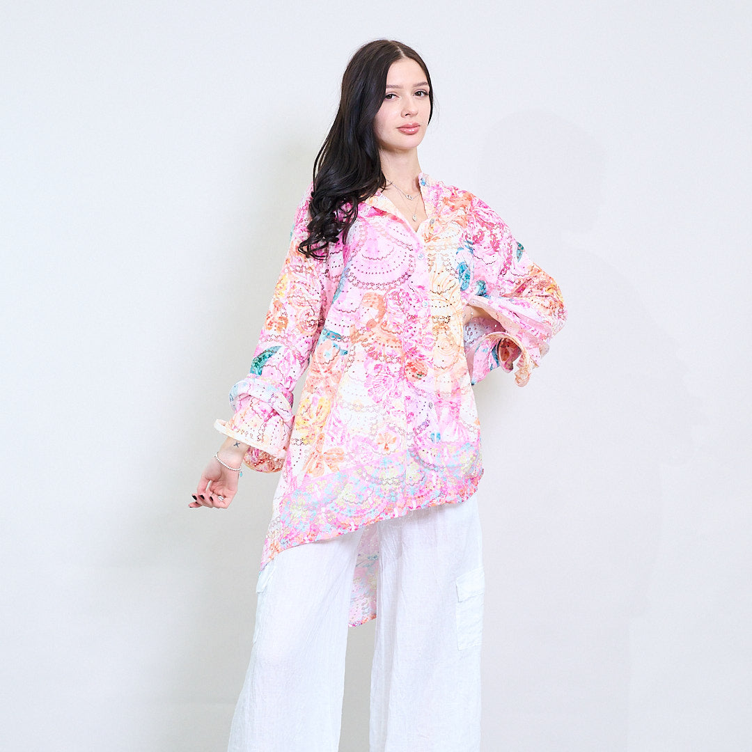 Amy ruffle sleeve shirt