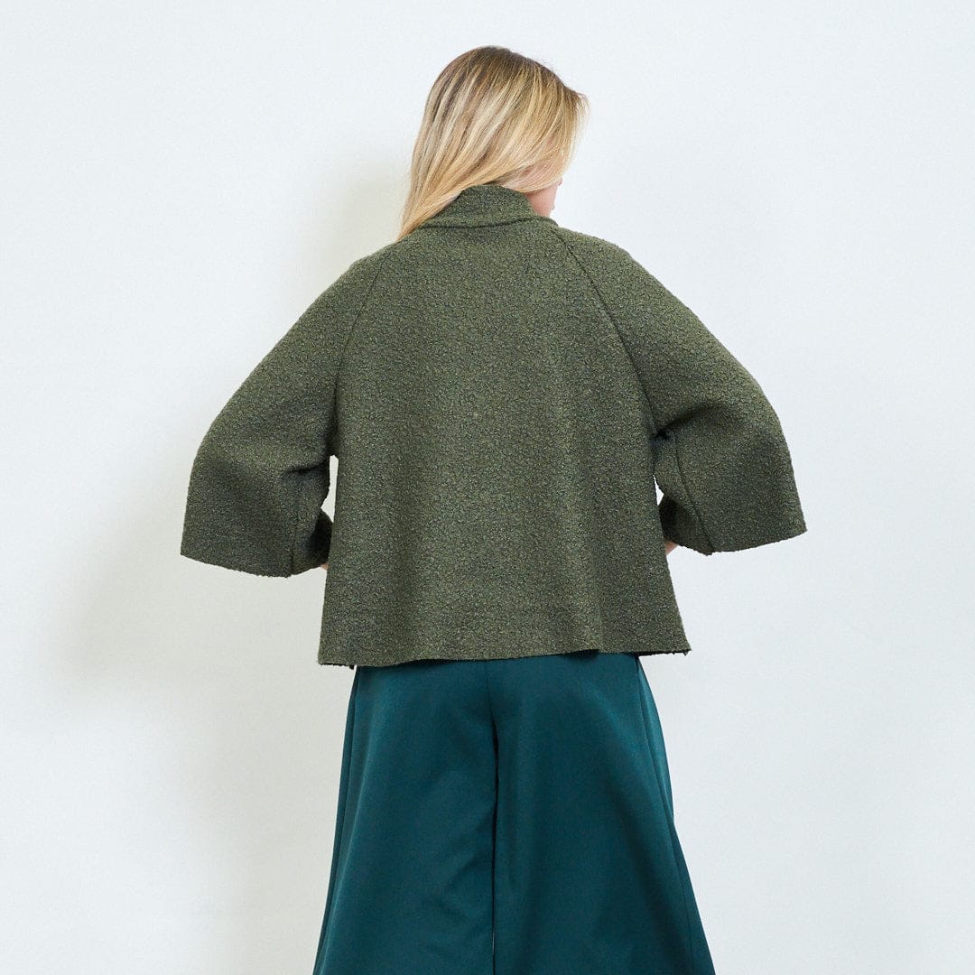 Farah soft textured cape coat