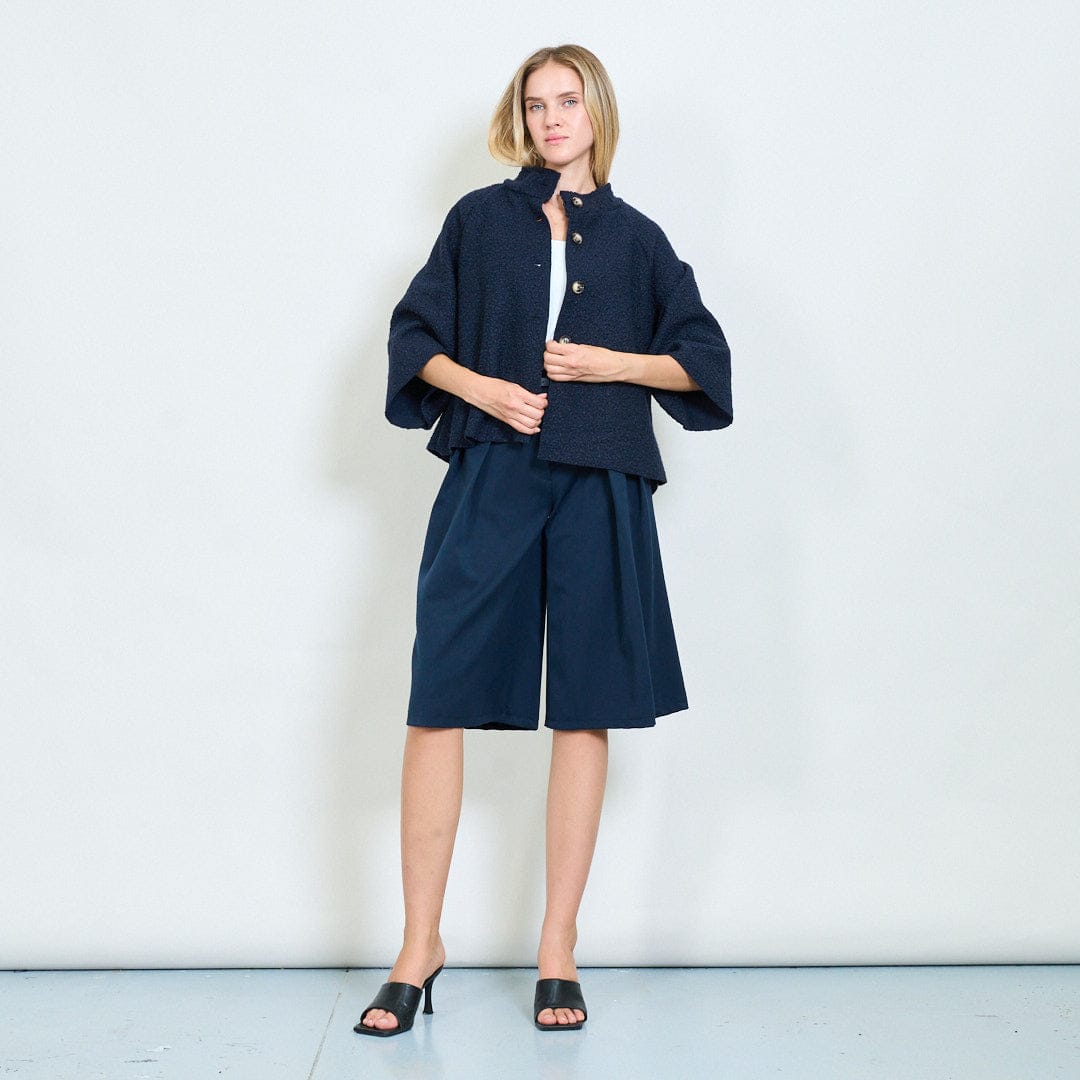 Farah soft textured cape coat