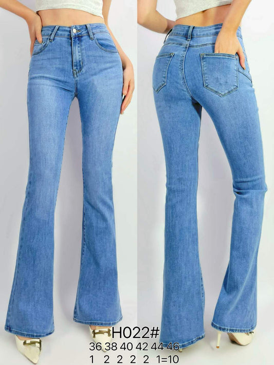 Darcie stretch flare push up jeans